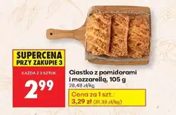 Biedronka Ciastko z pomidorami i mozzarellą, 105 g oferta
