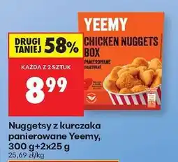 Biedronka Nuggetsy z kurczaka panierowane Yeemy, 300 g+2x25 g oferta