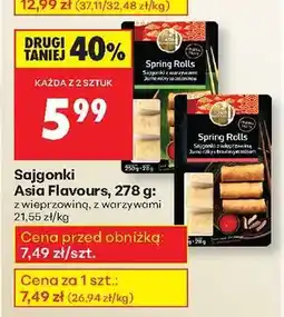 Biedronka Sajgonki Asia Flavours 278 g oferta