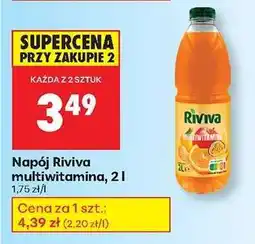 Biedronka Napój Riviva multiwitamina, 2 l oferta