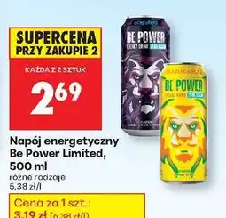 Biedronka Napój energetyczny Be Power Limited, 500 ml oferta