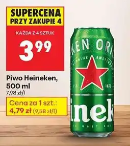 Biedronka Piwo Heineken 500 ml oferta