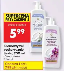 Biedronka Kremowy żel pod prysznic Linda, 700 ml oferta