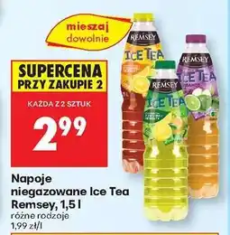 Biedronka Napoje niegazowane Ice Tea Remsey, 1,5 l oferta