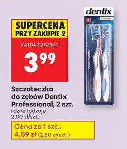 Biedronka Szczoteczka do zębów Dentix Professional, 2 szt oferta