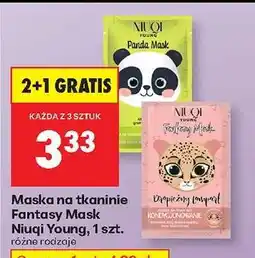 Biedronka Maska na tkaninie Fantasy Mask Niuqi Young , 1 szt oferta