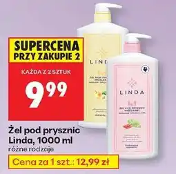 Biedronka Żel pod prysznic Linda, 1000 ml oferta
