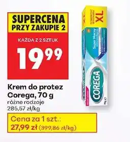 Biedronka Krem do protez Corega , 70 g oferta