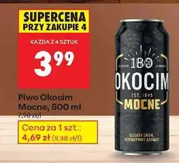 Biedronka Piwo Okocim Mocne, 500 ml oferta