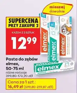 Biedronka Pasta do zębów elmex, 50/75 ml oferta