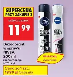 Biedronka Dezodorant w spray'u NIVEA , 200 ml oferta