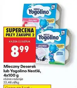 Biedronka Mleczny Deserek lub Yogolino Nestlé, 4x100 g oferta
