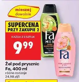 Biedronka Żel pod prysznic Fa 400 ml oferta