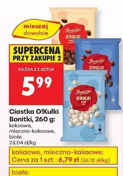 Biedronka Ciastka O!Kulki Bonitki, 260 g oferta