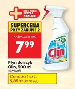 Biedronka Płyn do szyb Clin 500 ml oferta
