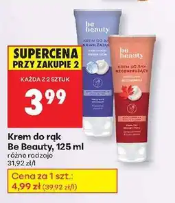 Biedronka Krem do rąk Be Beauty, 125 ml oferta