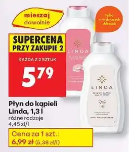 Biedronka Płyn do kąpieli Linda, 1,3 l oferta