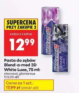 Biedronka Pasta do zębów Blend-a-med 3D White Luxe, 75 ml oferta