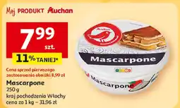 Auchan Ser mascarpone Auchan oferta