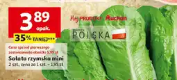 Auchan Sałata rzymska mini Auchan oferta