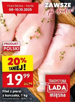 Twój Market Filet z piersi z kurczaka 1 kg Tradycyjna Lada oferta