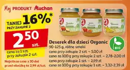 Auchan Deser dla dzieci Organic Auchan oferta