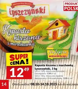 Twój Market Kapusta kiszona z marchewką Łyszczyński oferta