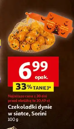 Auchan Czekoladki dynie w siatce, Sorini oferta