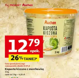 Auchan Kapusta kiszona z marchewką Auchan oferta