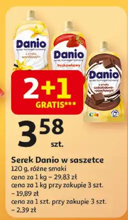 Auchan Serek Danio w saszetce oferta