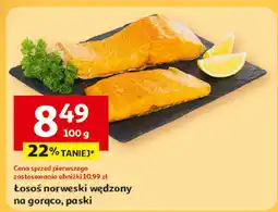 Auchan Łosoś norweski wędzony na gorąco Auchan oferta