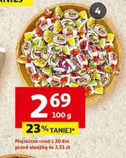 Auchan Cukierki Clux owocowe oferta