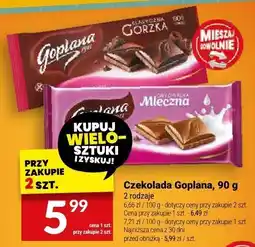 Twój Market Czekolada Goplana oferta