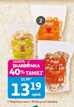 Auchan Chipsy lub frytki z jabłek Pola oferta