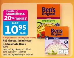Auchan Ryż risotto lub basmati Ben's oferta