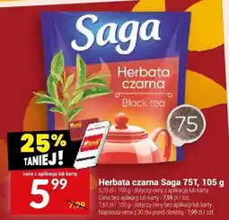 Twój Market Herbata czarna Saga 75T oferta