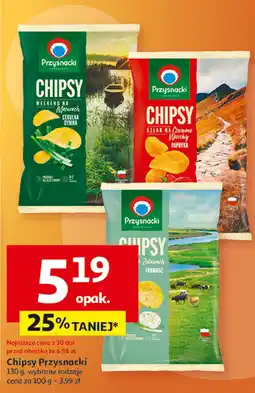 Auchan Chipsy Przysnacki oferta