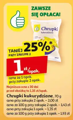 Auchan Chrupki kukurydziane Auchan oferta