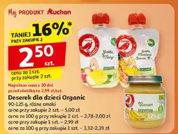 Auchan Deserek dla dzieci Organic Auchan oferta
