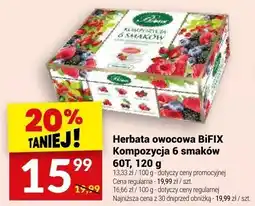 Twój Market Herbata owocowa BiFix Kompozycja 6 smaków oferta
