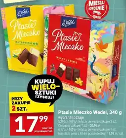 Twój Market Czekolada Ptasie Mleczko Wedel oferta