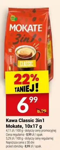 Twój Market Kawa Classic 3in1 Mokate oferta