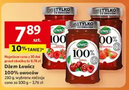 Auchan Dżem Łowicz 100% owoców oferta