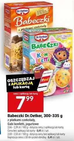 Twój Market Babeczki Dr.Oetker z lukrem, konfetti, jogurtowe oferta