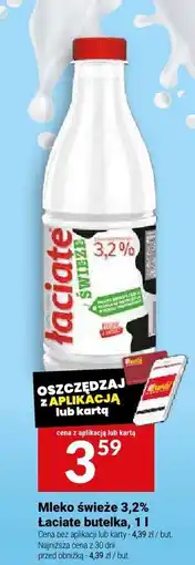 Twój Market Mleko świeże 3,2% Łaciate oferta