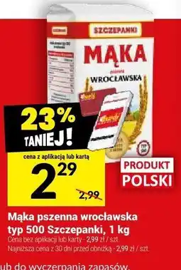 Twój Market Mąka pszenna wrocławska typ 500 Szczepanki oferta