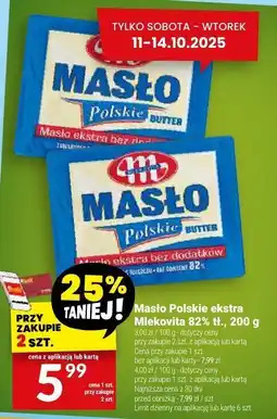 Twój Market Masło Polskie ekstra Mlekovita oferta