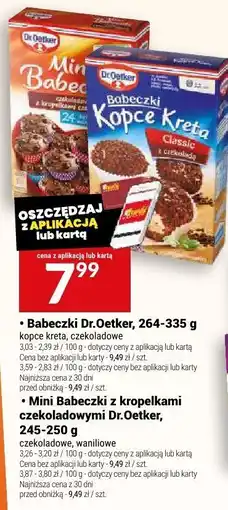 Twój Market Mini babeczki z kropelkami czekoladowymi Dr.Oetker oferta