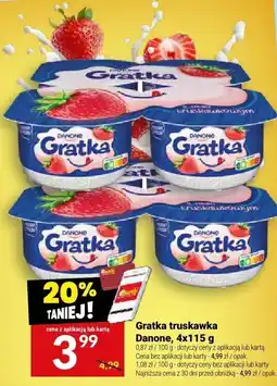 Twój Market Jogurt Gratka truskawka Danone oferta