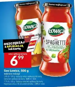 Twój Market Sos Łowicz wybrane rodzaje oferta